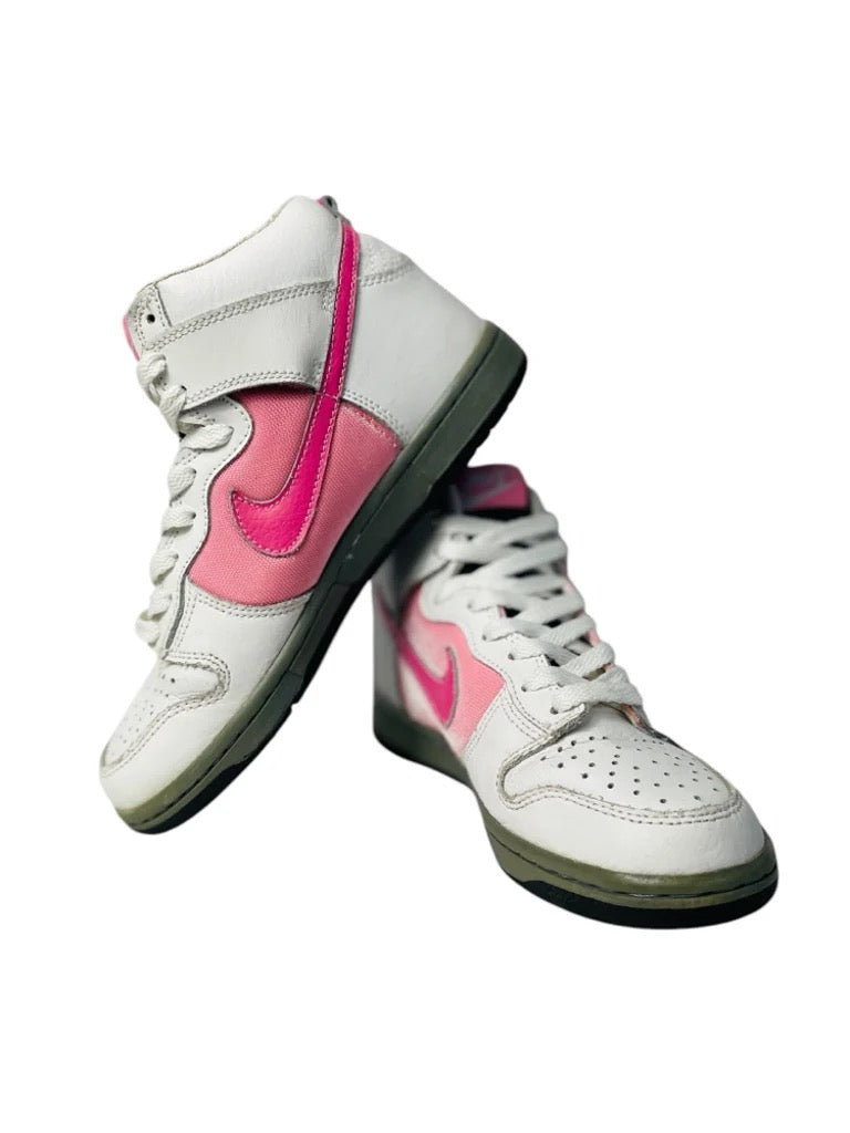 Nike Dunk High WMNS White Pink Clay'
