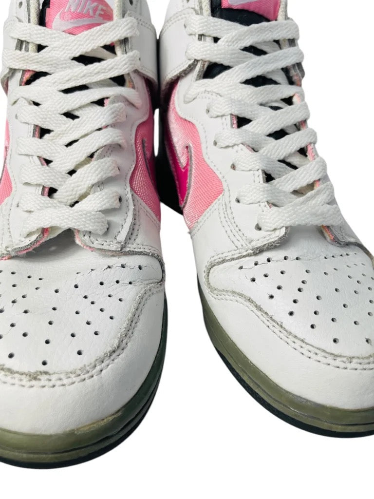 Nike Dunk High WMNS White Pink Clay'