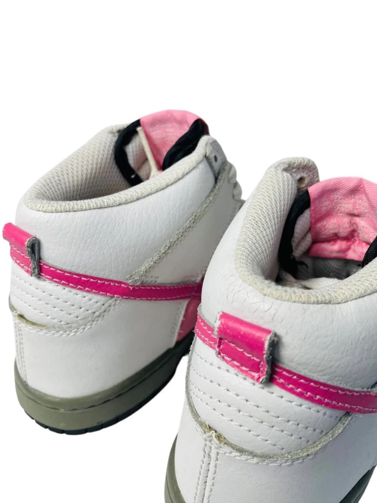 Nike Dunk High WMNS White Pink Clay'