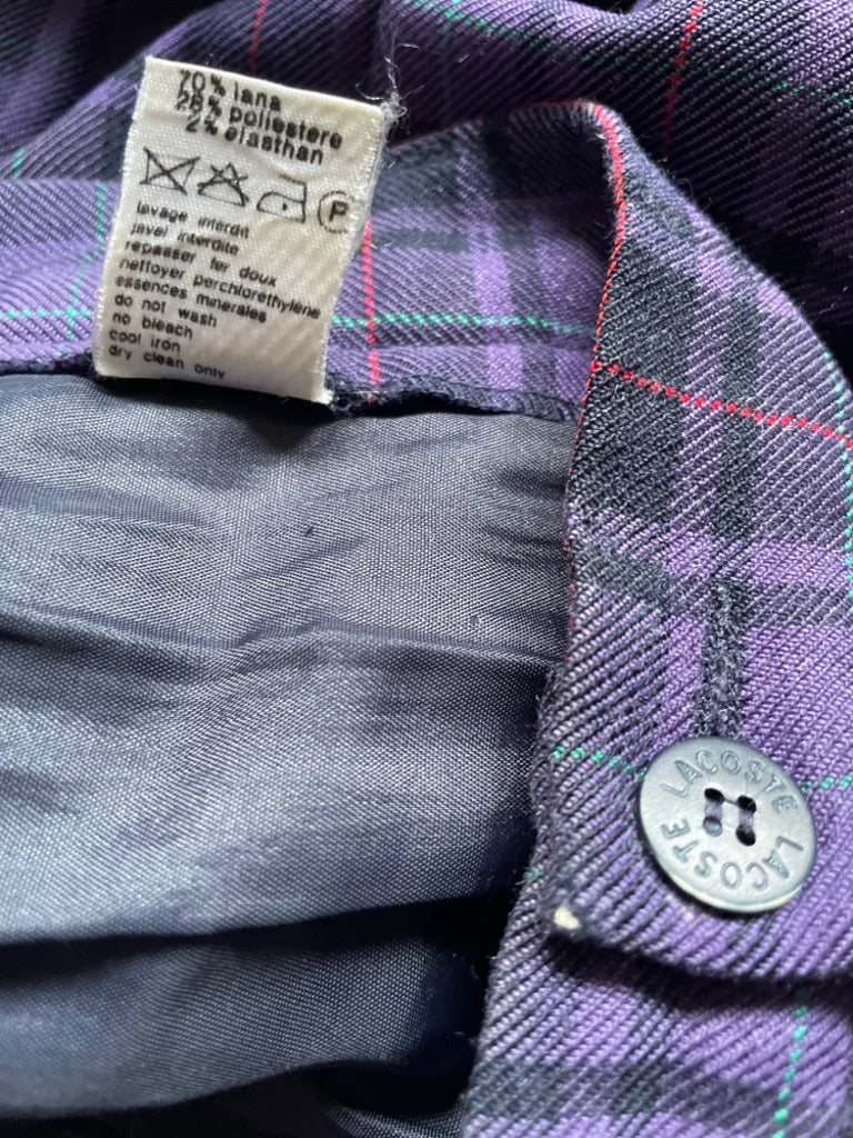 Pantalon droit Lacoste vintage