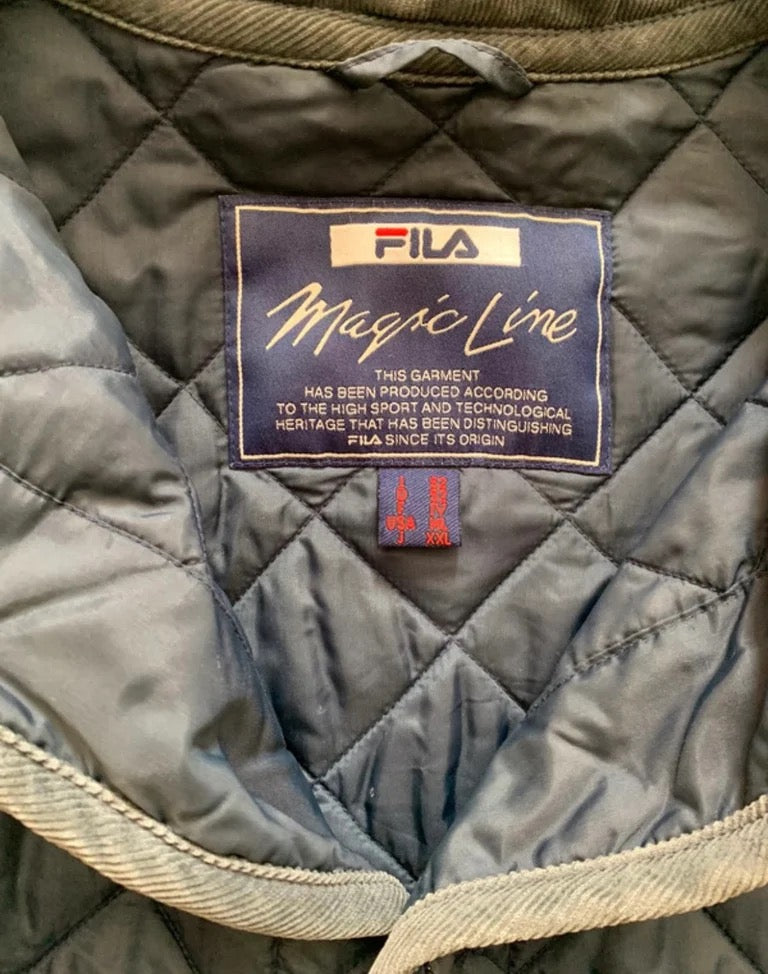Veste Fila matelassée vintage