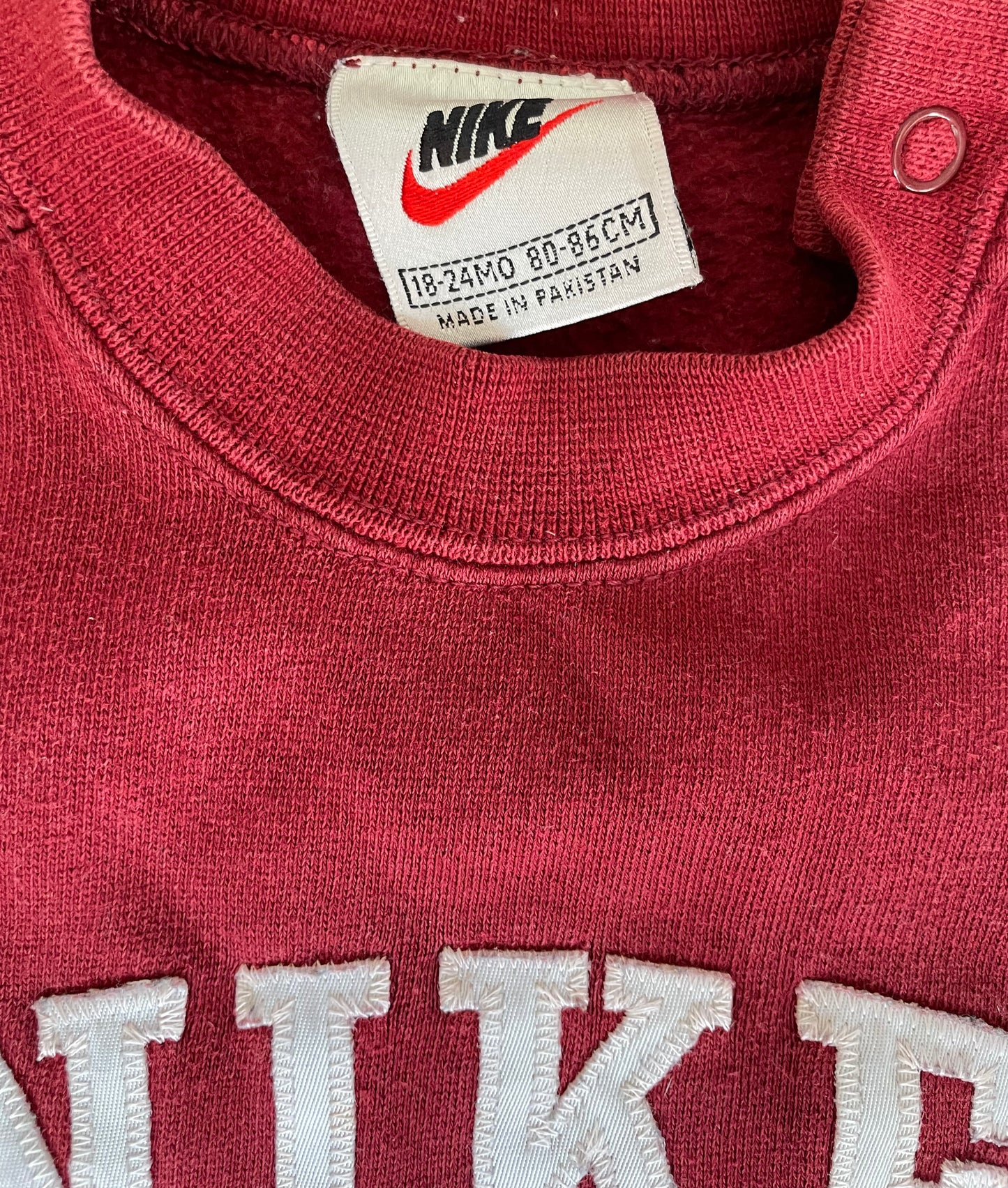 Sweat Nike bébé vintage