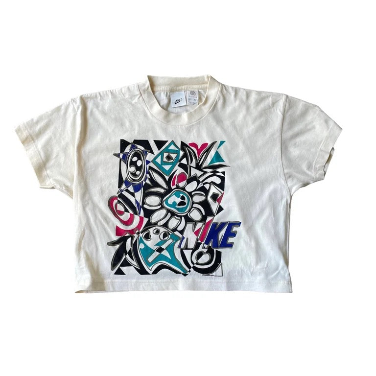 T-shirt Nike vintage crop top