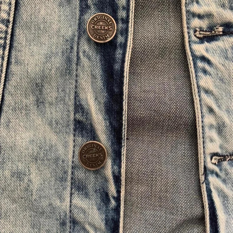 Veste en jean Creeks vintage sans manches